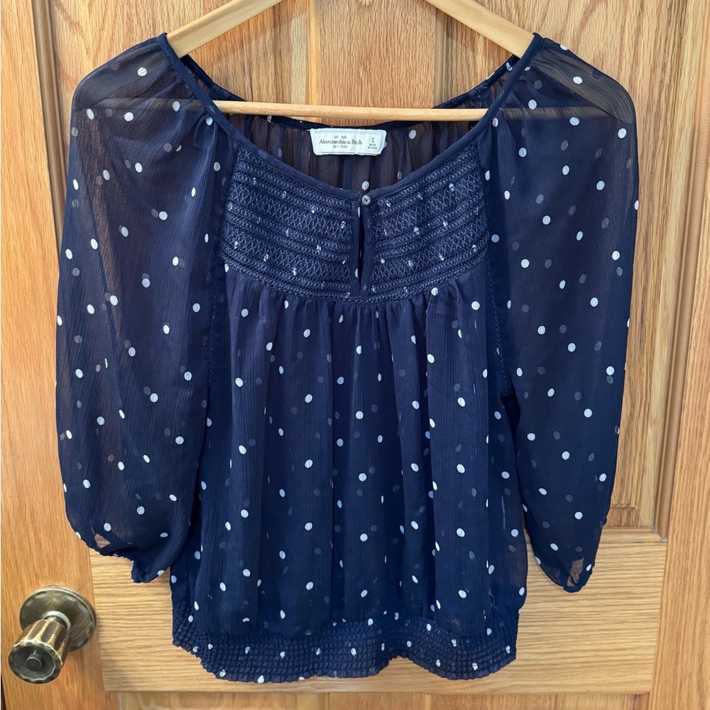 Abercrombie & Fitch Polka Dot Blouse